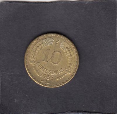 Beschrijving: 10 Centesimos  BIRD